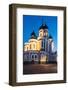 Exterior of Russian Orthodox Alexander Nevsky Cathedral at night, Toompea, Old Town, UNESCO World H-Ben Pipe-Framed Photographic Print