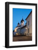 Exterior of Russian Orthodox Alexander Nevsky Cathedral at night, Toompea, Old Town, UNESCO World H-Ben Pipe-Framed Photographic Print