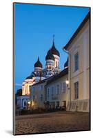 Exterior of Russian Orthodox Alexander Nevsky Cathedral at night, Toompea, Old Town, UNESCO World H-Ben Pipe-Mounted Photographic Print