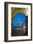 Exterior of Saint Mary's Basilica in Market Square at night, Krakow, Poland-Ben Pipe-Framed Photographic Print