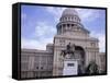 Exterior of State Capitol Building, Austin, Texas, United States of America (Usa), North America-David Lomax-Framed Stretched Canvas