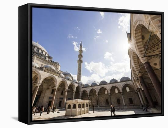 Exterior of Suleymaniye Mosque, Istanbul, Turkey-Ben Pipe-Framed Stretched Canvas