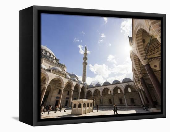 Exterior of Suleymaniye Mosque, Istanbul, Turkey-Ben Pipe-Framed Stretched Canvas