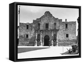 Exterior of the Alamo-Carl Mydans-Framed Stretched Canvas