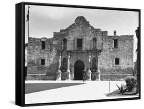 Exterior of the Alamo-Carl Mydans-Framed Stretched Canvas