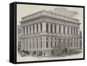 Exterior of the Army and Navy Club-House, Pall-Mall-J.l. Williams-Framed Stretched Canvas