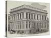 Exterior of the Army and Navy Club-House, Pall-Mall-J.l. Williams-Stretched Canvas