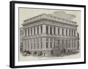 Exterior of the Army and Navy Club-House, Pall-Mall-J.l. Williams-Framed Giclee Print