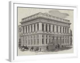 Exterior of the Army and Navy Club-House, Pall-Mall-J.l. Williams-Framed Giclee Print