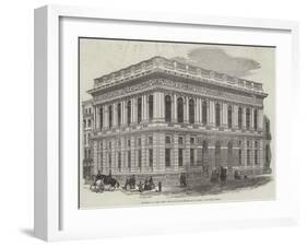 Exterior of the Army and Navy Club-House, Pall-Mall-J.l. Williams-Framed Giclee Print