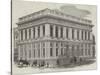 Exterior of the Army and Navy Club-House, Pall-Mall-J.l. Williams-Stretched Canvas