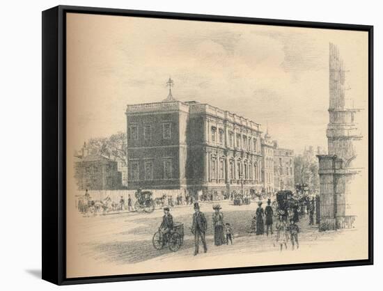 Exterior of the Banqueting Hall, Whitehall Palace, 1902-Thomas Robert Way-Framed Stretched Canvas