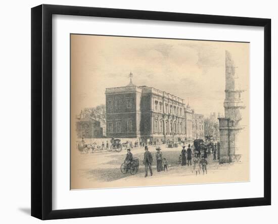 Exterior of the Banqueting Hall, Whitehall Palace, 1902-Thomas Robert Way-Framed Giclee Print