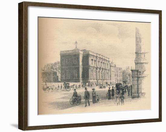 Exterior of the Banqueting Hall, Whitehall Palace, 1902-Thomas Robert Way-Framed Giclee Print