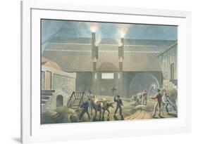 Exterior of the Boiling House, from 'Ten Views in the Island of Antigua', 1823-William Clark-Framed Giclee Print