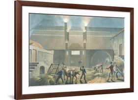 Exterior of the Boiling House, from 'Ten Views in the Island of Antigua', 1823-William Clark-Framed Giclee Print