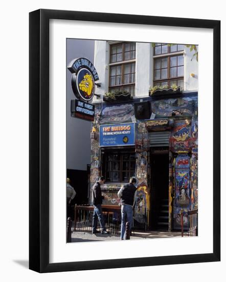 Exterior of the Bulldog Coffee Shop, Amsterdam, the Netherlands (Holland)-Richard Nebesky-Framed Photographic Print