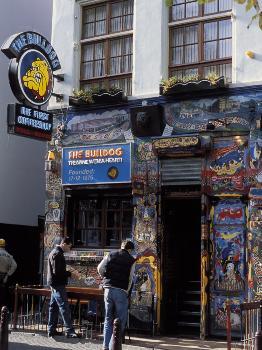 Exterior of the Bulldog Coffee Shop, Amsterdam, the Netherlands (Holland)'  Photographic Print - Richard Nebesky