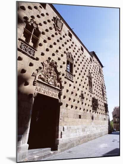 Exterior of the Casa De Las Conchas (House of Shells), Salamanca, Castilla-Leon (Castile), Spain-Robert Harding-Mounted Photographic Print