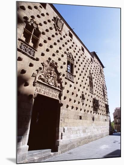 Exterior of the Casa De Las Conchas (House of Shells), Salamanca, Castilla-Leon (Castile), Spain-Robert Harding-Mounted Photographic Print