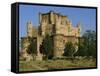 Exterior of the Castle at Guadamur, Toledo, Castile La Mancha, Spain, Europe-Michael Busselle-Framed Stretched Canvas