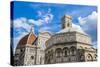 Exterior of the Cathedral of Santa Maria Del Fiore and Baptistery, Piazza Del Duomo, Unesco-Nico Tondini-Stretched Canvas