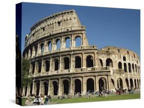 Exterior of the Colosseum in Rome, Lazio, Italy, Europe-Terry Sheila-Stretched Canvas