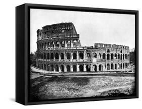 Exterior of the Colosseum, Rome, 1893-John L Stoddard-Framed Stretched Canvas