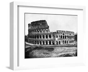 Exterior of the Colosseum, Rome, 1893-John L Stoddard-Framed Giclee Print