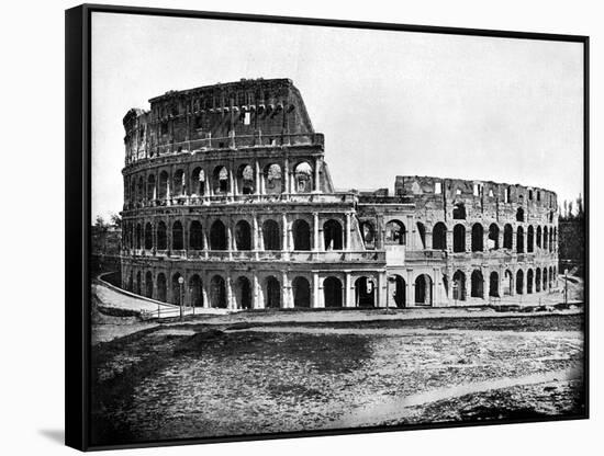 Exterior of the Colosseum, Rome, 1893-John L Stoddard-Framed Stretched Canvas