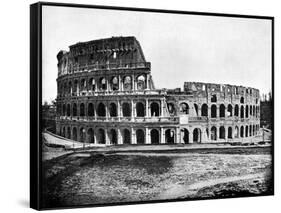 Exterior of the Colosseum, Rome, 1893-John L Stoddard-Framed Stretched Canvas