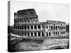 Exterior of the Colosseum, Rome, 1893-John L Stoddard-Stretched Canvas