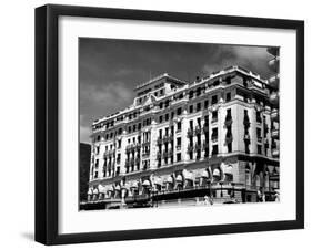 Exterior of the Copacabana Palace Hotel-null-Framed Premium Photographic Print