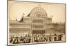 Exterior of the Crystal Palace at Hyde Park-null-Mounted Art Print