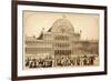 Exterior of the Crystal Palace at Hyde Park-null-Framed Art Print