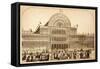 Exterior of the Crystal Palace at Hyde Park-null-Framed Stretched Canvas