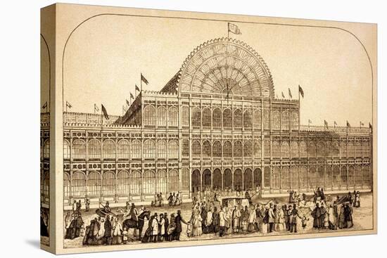 Exterior of the Crystal Palace at Hyde Park-null-Stretched Canvas