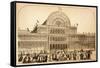 Exterior of the Crystal Palace at Hyde Park-null-Framed Stretched Canvas