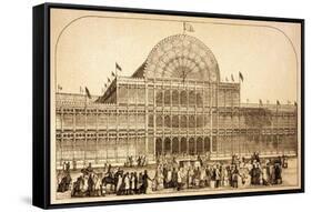 Exterior of the Crystal Palace at Hyde Park-null-Framed Stretched Canvas