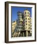 Exterior of the Dancing House at Rasinovo Embankment, Nove Mesto, Prague, Czech Republic-Richard Nebesky-Framed Photographic Print