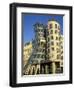 Exterior of the Dancing House at Rasinovo Embankment, Nove Mesto, Prague, Czech Republic-Richard Nebesky-Framed Photographic Print