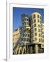 Exterior of the Dancing House at Rasinovo Embankment, Nove Mesto, Prague, Czech Republic-Richard Nebesky-Framed Photographic Print