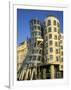 Exterior of the Dancing House at Rasinovo Embankment, Nove Mesto, Prague, Czech Republic-Richard Nebesky-Framed Photographic Print