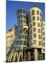 Exterior of the Dancing House at Rasinovo Embankment, Nove Mesto, Prague, Czech Republic-Richard Nebesky-Mounted Photographic Print