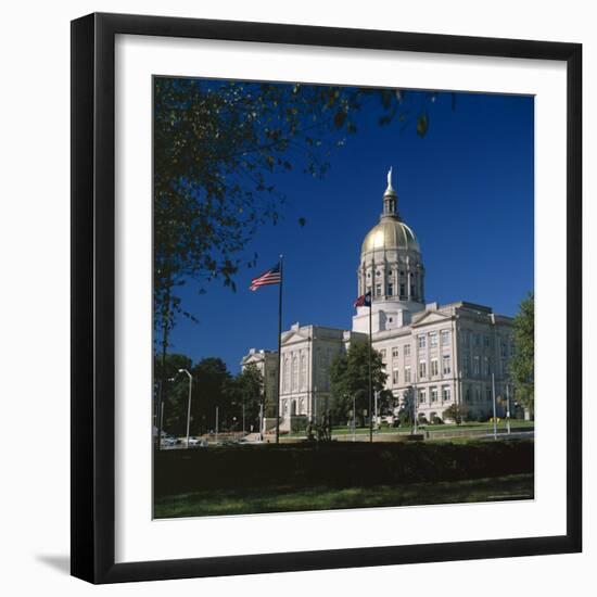 Exterior of the Georgia State Capitol Building, Atlanta, Georgia, United States of America (USA)-G Richardson-Framed Photographic Print