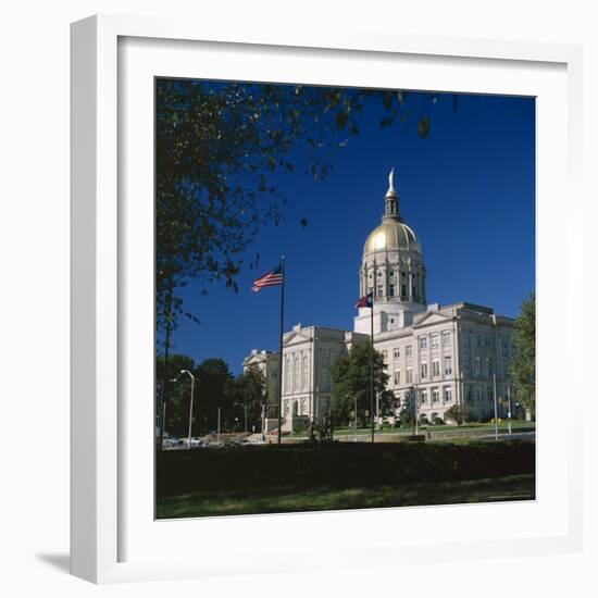 Exterior of the Georgia State Capitol Building, Atlanta, Georgia, United States of America (USA)-G Richardson-Framed Photographic Print