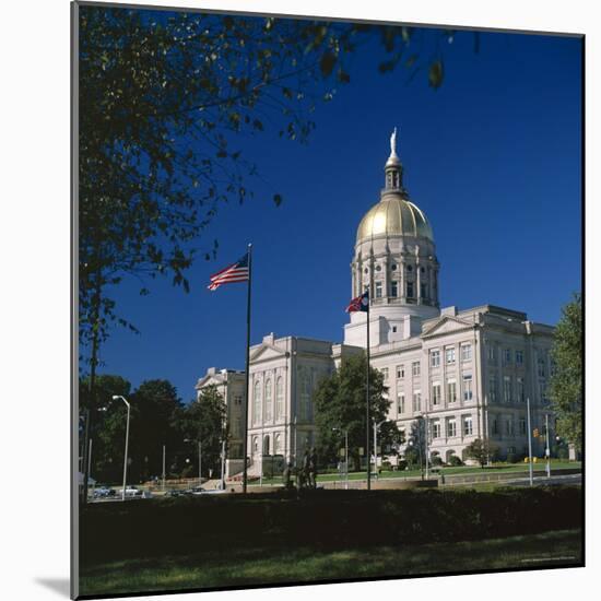 Exterior of the Georgia State Capitol Building, Atlanta, Georgia, United States of America (USA)-G Richardson-Mounted Photographic Print