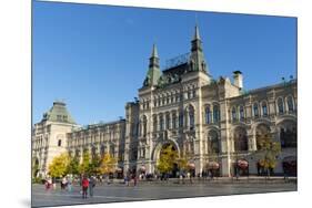 Exterior of the GUM Department Store, Moscow, Russia, Europe-Miles Ertman-Mounted Photographic Print