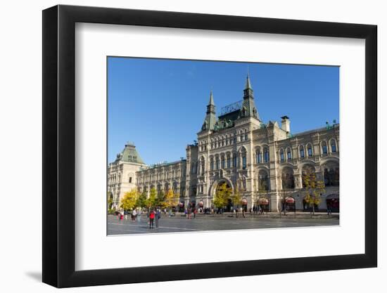 Exterior of the GUM Department Store, Moscow, Russia, Europe-Miles Ertman-Framed Photographic Print