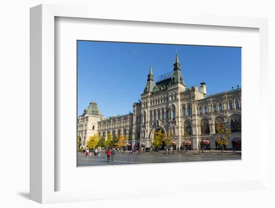 Exterior of the GUM Department Store, Moscow, Russia, Europe-Miles Ertman-Framed Photographic Print